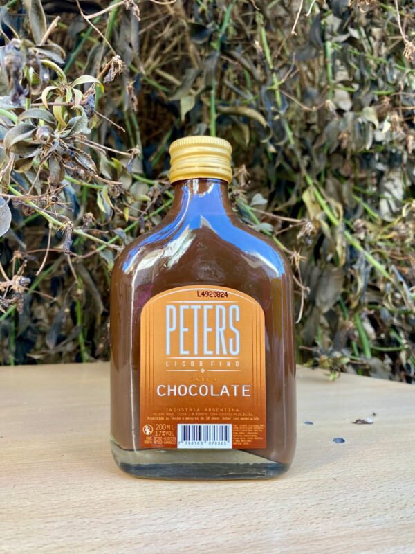 PETACA LICOR CHOCOLATE PETERS