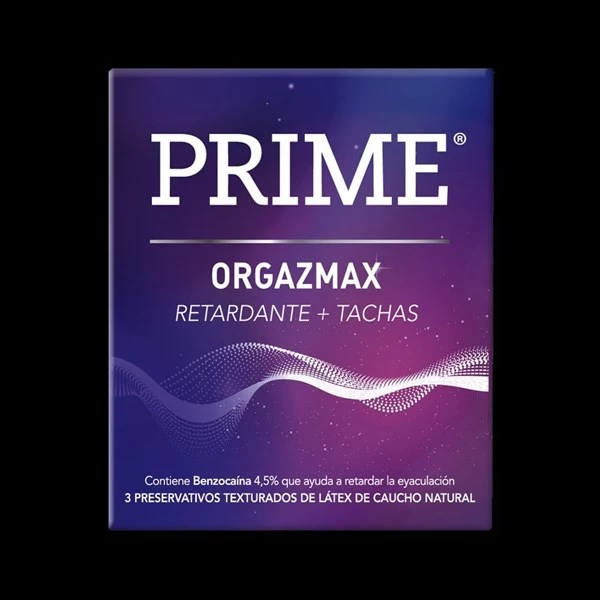 PRESERVATIVO PRIME ORGAZMAX X 3