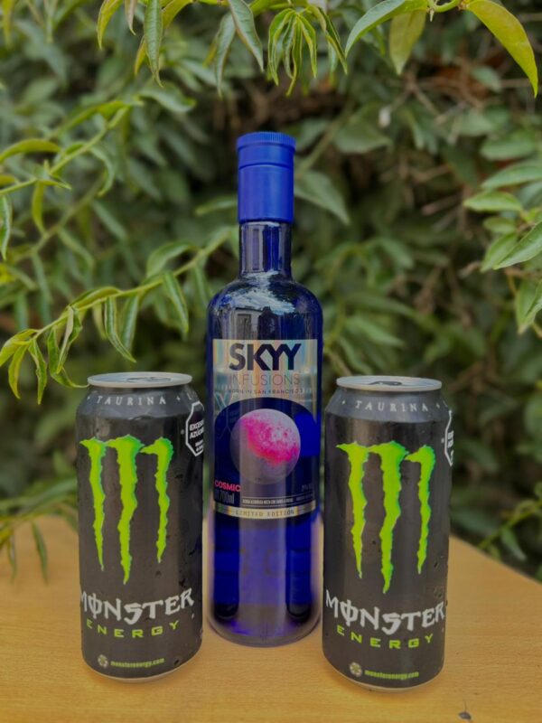 SKYY SABORIZADO + 2 MONSTER