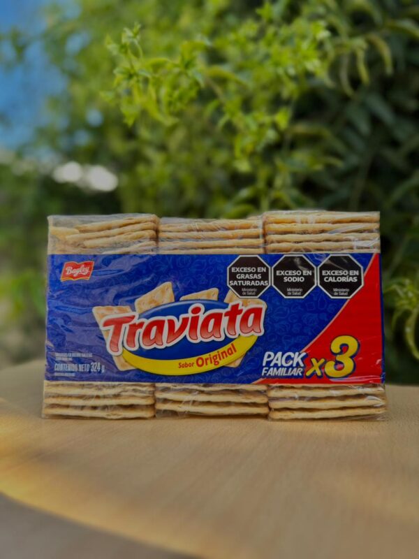 GALLETITAS TRAVIATTA X 3 324 G