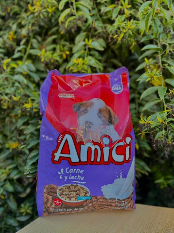 ALIM PERROS AMICI CARNE Y LECHE X 3 KG
