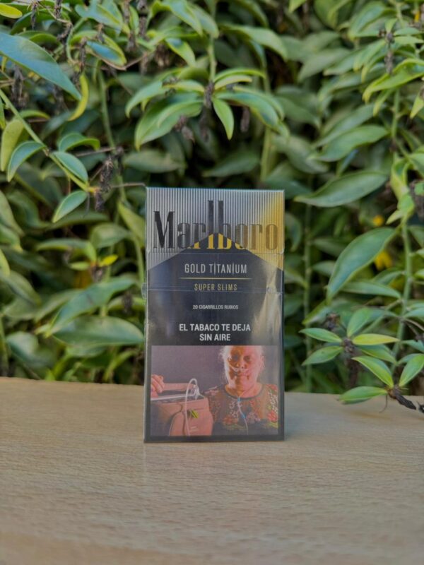 MARLBORO TITANIUM SLIM GOLD X 20 UN