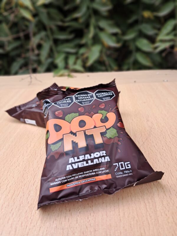 ALFAJOR AVELLANA DOU NT MARRON