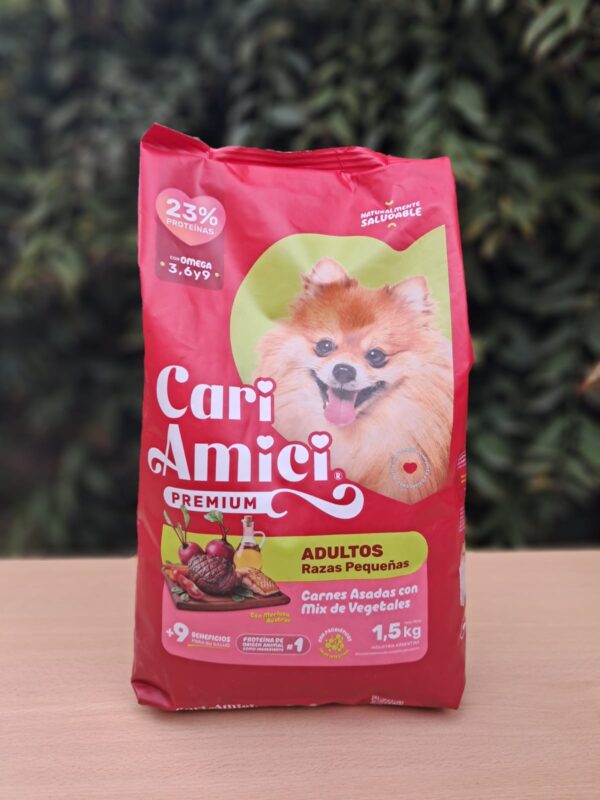 ALIM PERROS AMICI CARNES ASADAS PREMIUM X 1,5 KG