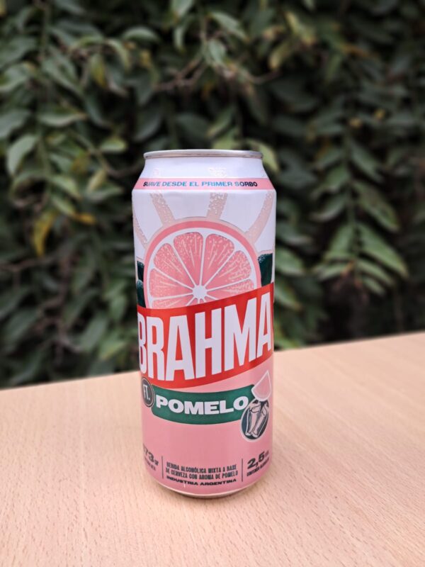 CERVEZA BRAHMA POMELO LATA X 473